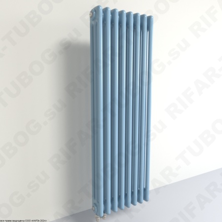 Радиатор 3-х трубчатый RIFAR TUBOG 3100 - 45 сек, подключение нижнее одностороннее (D1), цвет SA — Сапфир (глянцевый)
