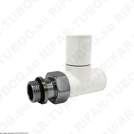 0778-1500VC0A SR Rubinetterie Ручной вентиль Tondera Light, прямой, G 1/2 НР х G 1/2 ВР, Белый