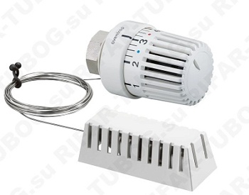 1011665 Oventrop Термостат Uni LH, с выносным датчиком 2м, RAL9016