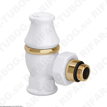 0323-2000V00A SR Rubinetterie Вентиль на обратную подводку Liberty, угловой, G 1/2 НР х G 3/4 ВР, Белый