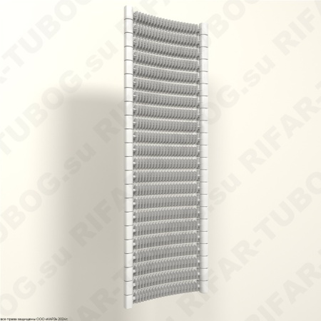 Биметаллический радиатор RIFAR CONVEX 500 - 22 сек., подключение нижнее разнесенное, белый (глянцевый)