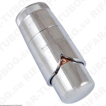 600500007 Schlosser Термостат Brillant DZ, клеммное соединение (под клапана Danfoss RA-N), Белый/CR