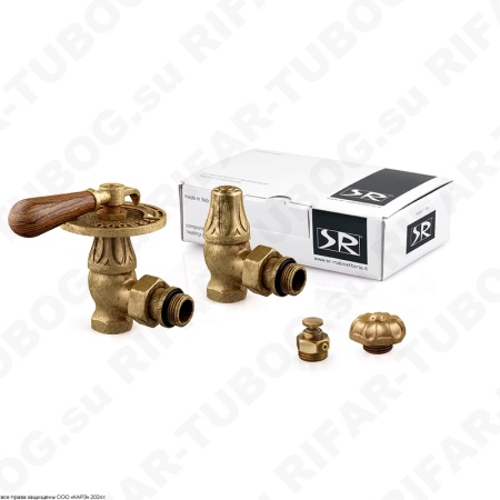 K310-1500Z000 SR Rubinetterie Комплект вентилей Belle Epoque, с ручным приводом, угловой, G 1/2 НР х G 1/2 ВР, Бронза