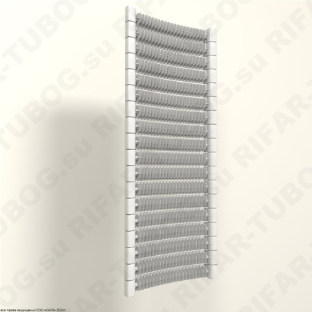 Биметаллический радиатор RIFAR CONVEX 500 - 18 сек., подключение нижнее разнесенное, белый (глянцевый)