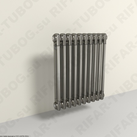 Радиатор 2-х трубчатый RIFAR TUBOG 2062 - 10 сек, подключение боковое универсальное (B1-B4), цвет TL — Технолак (глянцевый)