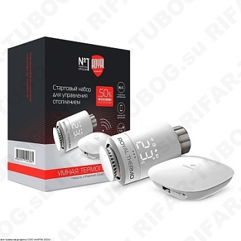 RTSMARTHW Royal Thermo Набор для дистанционного управления отоплением Smart Heat (термостат+модуль управления), М30х1,5/Click, Белый