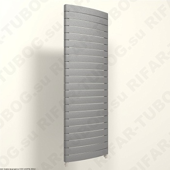 Биметаллический радиатор RIFAR CONVEX 500 - 22 сек., подключение нижнее разнесенное, титан