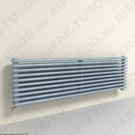 Горизонтальный радиатор 3-х трубчатый  RIFAR TUBOG HORIZONT 3180 - 10 сек, цвет SA — Сапфир (глянцевый)
