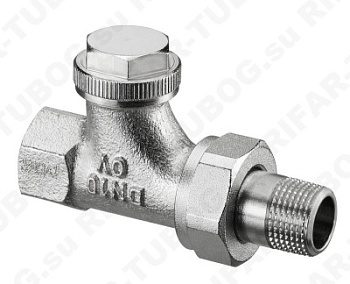 1090463 Oventrop Вентиль Combi 3, проходной, R 3/4 НР х Rp 3/4 ВР