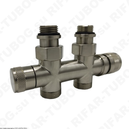 0682-1500NSE0 SR Rubinetterie Узел нижнего подключения, ручной, прямой, G 1/2 НР х G 3/4 НР, Матовый никель