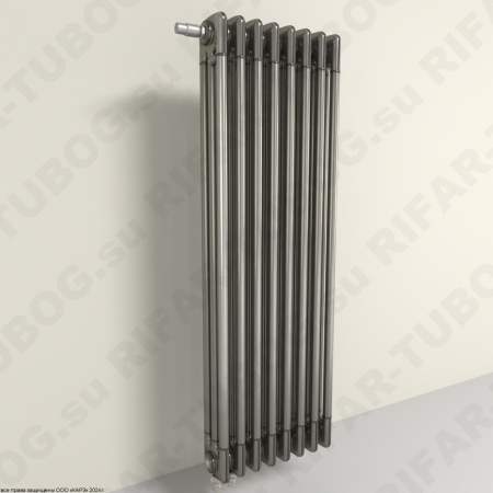 Радиатор 3-х трубчатый RIFAR TUBOG VENTIL 3092 - 16 сек, подключение нижнее одностороннее с термоклапаном (DV1), цвет TL — Технолак (глянцевый)