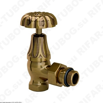 0337-1500Z000 SR Rubinetterie Ручной вентиль Floral Old Style, угловой, G 1/2 НР х G 1/2 ВР, Бронза
