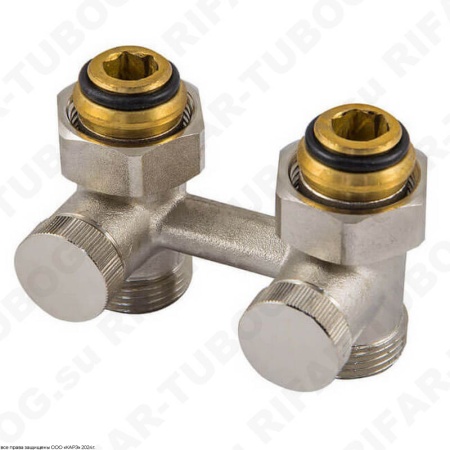 600700003 Schlosser Узел нижнего подключения, проходной, G 3/4 НГ (евроконус) х G 3/4 НР