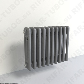 Радиатор 3-х трубчатый RIFAR TUBOG 3042 - 48 сек, подключение боковое универсальное (B1-B4), цвет TI — Титан (матовый)