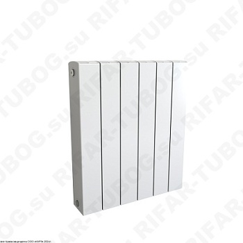 Биметаллический радиатор RIFAR SUPReMO 500 - 13 сек., подключение боковое, белый (глянцевый)