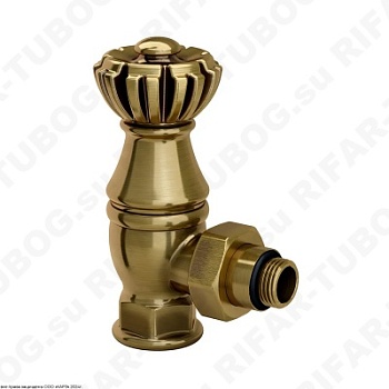 0325-2000Z000 SR Rubinetterie Ручной вентиль Liberty, угловой, G 1/2 НР х G 3/4 ВР, Бронза