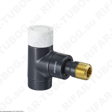 1163032 Oventrop Термовентиль E, угловой, R 1/2 НР х Rp 1/2 ВР, RAL7016