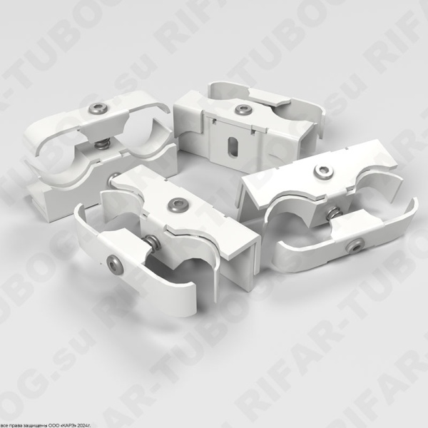 Радиатор 3-х трубчатый RIFAR TUBOG VENTIL 3037 - 50 сек, подключение нижнее одностороннее с термоклапаном (DV1), цвет TI — Титан (матовый)