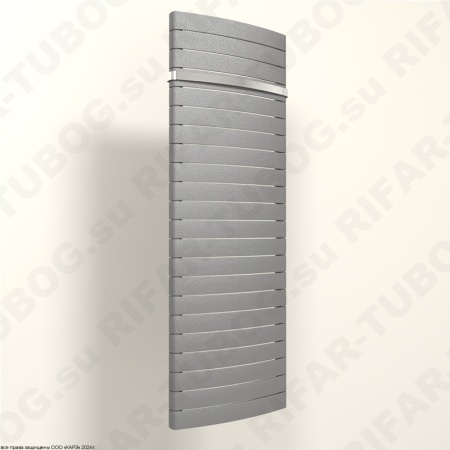 Биметаллический радиатор RIFAR CONVEX 500 - 22 сек., подключение нижнее разнесенное, титан