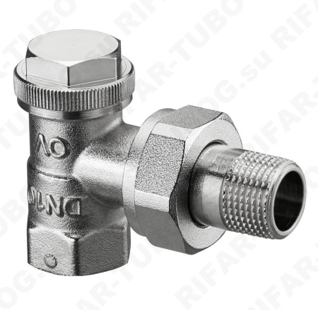 1090363 Oventrop Вентиль Combi 3, угловой, R 3/4 НР х Rp 3/4 ВР