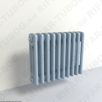 Радиатор 3-х трубчатый RIFAR TUBOG 3042 - 20 сек, подключение боковое универсальное (B1-B4), цвет SA — Сапфир (глянцевый)