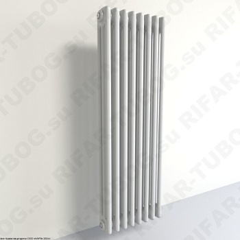 Радиатор 3-х трубчатый RIFAR TUBOG 3087 - 31 сек, подключение боковое универсальное (B1-B4), цвет WH — Белый (глянцевый)