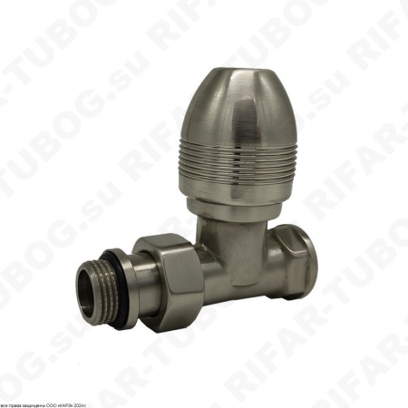 0436-1500NS00 SR Rubinetterie Ручной вентиль Ovus, прямой, G 1/2 НР х G 1/2 ВР, Матовый никель