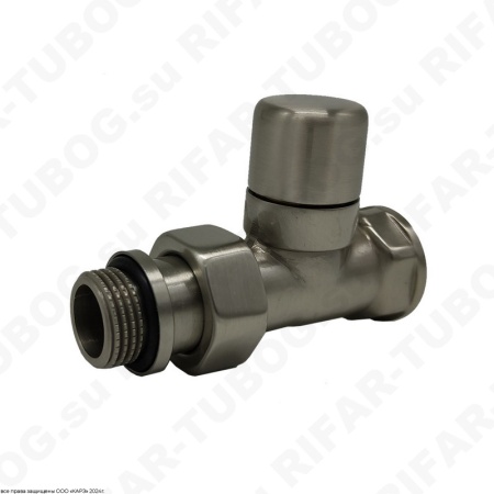 0454-1500NS00 SR Rubinetterie Вентиль на обратную подводку Ovus, прямой, G 1/2 НР х G 1/2 ВР, Серый матовый