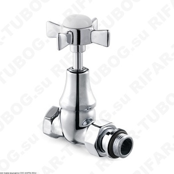 0333-1500C000 SR Rubinetterie Ручной вентиль Victoria, прямой, G 1/2 НР х G 1/2 ВР, Хром