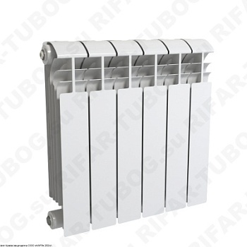 Алюминиевый радиатор RIFAR ALUM 350 - 11 сек., подключение боковое, белый (глянцевый)