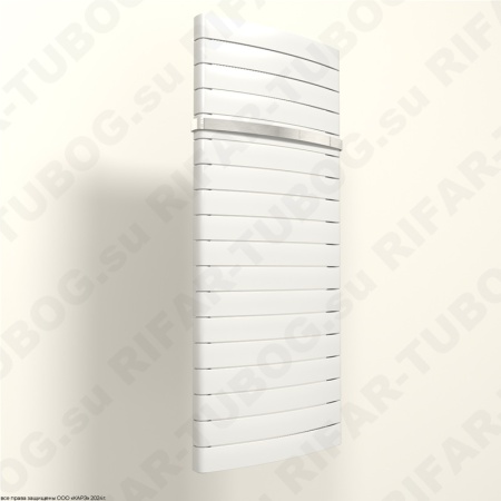 Биметаллический радиатор RIFAR CONVEX 500 - 18 сек., подключение нижнее разнесенное, белый (глянцевый)