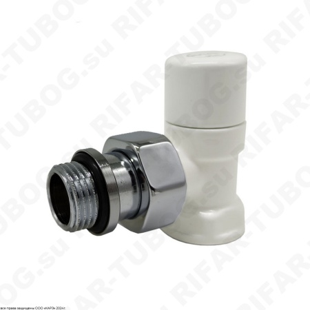 0453-1500VC0A SR Rubinetterie Вентиль на обратную подводку Ovus, угловой, G 1/2 НР х G 1/2 ВР, Белый