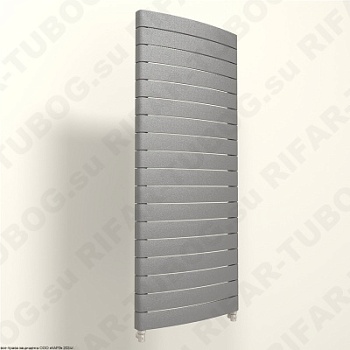 Биметаллический радиатор RIFAR CONVEX 500 - 18 сек., подключение нижнее разнесенное, титан