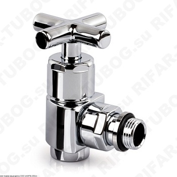 0375-1500C000 SR Rubinetterie Ручной вентиль Prestige & Minimal, крест, угловой, G 1/2 НР х G 1/2 ВР, Хром