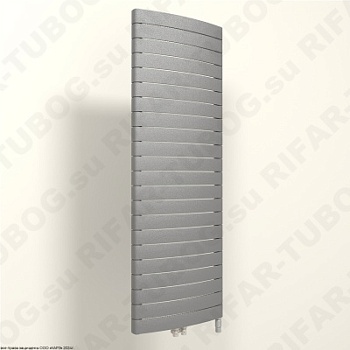 Биметаллический радиатор RIFAR CONVEX VENTIL 500 - 22 сек., подключение нижнее центральное, титан