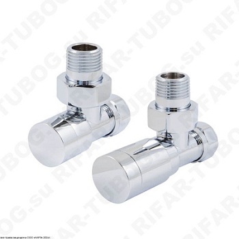 604200003 Schlosser Комплект подключения с ручной регулировкой Elegant, угловой, G 1/2 НР х 15x1 (Для меди), CR