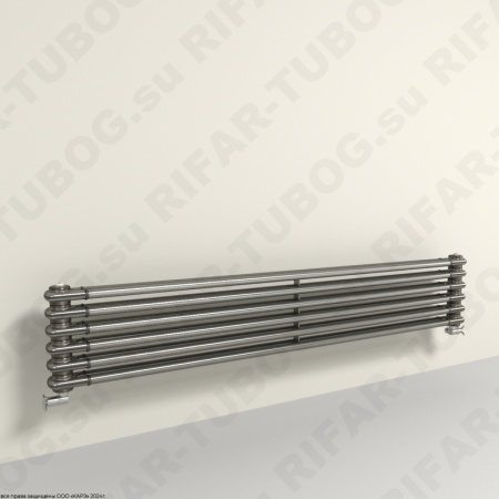 Горизонтальный радиатор 2-х трубчатый  RIFAR TUBOG HORIZONT 2150 - 6 сек, цвет TL — Технолак (глянцевый)