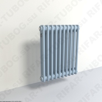 Радиатор 2-х трубчатый RIFAR TUBOG 2072 - 29 сек, подключение боковое универсальное (B1-B4), цвет SA — Сапфир (глянцевый)