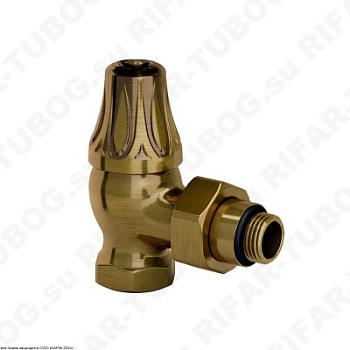 0396-1500Z000 SR Rubinetterie Вентиль на обратную подводку Floral Old Style, угловой, G 1/2 НР х G 3/4 ВР, Бронза