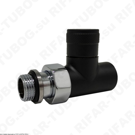 0672-1500VC0S SR Rubinetterie Вентиль на обратную подводку Tondera, прямой, G 1/2 НР х G 1/2 ВР, Черный матовый