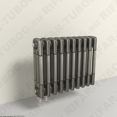 Радиатор 3-х трубчатый RIFAR TUBOG 3018 - 41 сек, подключение нижнее одностороннее (D1), цвет TL — Технолак (глянцевый)