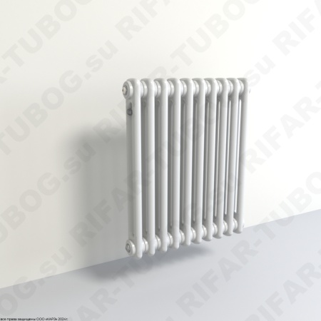 Радиатор 2-х трубчатый RIFAR TUBOG 2067 - 56 сек, подключение боковое универсальное (B1-B4), цвет WH — Белый (глянцевый)