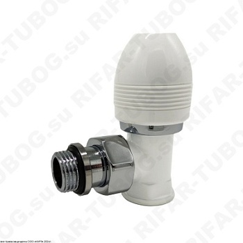 0435-1500VC0A SR Rubinetterie Ручной вентиль Ovus, угловой, G 1/2 НР х G 1/2 ВР, Белый