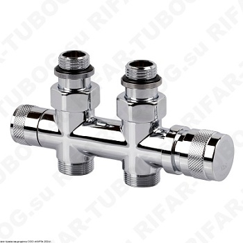 0682-1500C0E0 SR Rubinetterie Узел нижнего подключения, ручной, прямой, G 1/2 НР х G 3/4 НР, Хром