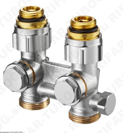 1015993 Oventrop Вентиль Мultiflex F ZBU с преднастройкой, проходной, G 1/2 НР х G 3/4 НР