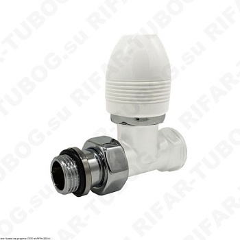 0436-1500VC0A SR Rubinetterie Ручной вентиль Ovus, прямой, G 1/2 НР х G 1/2 ВР, Белый