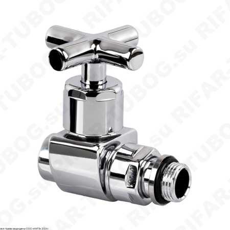 0376-1500C000 SR Rubinetterie Ручной вентиль Prestige & Minimal, крест, прямой, G 1/2 НР х G 1/2 ВР, Хром