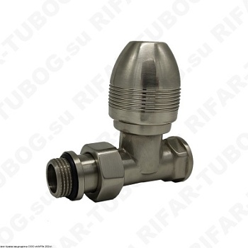 0436-1500NS00 SR Rubinetterie Ручной вентиль Ovus, прямой, G 1/2 НР х G 1/2 ВР, Матовый никель