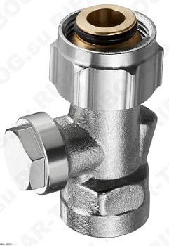 1016166 Oventrop Узел нижнего подключения раздельный Combi 3, проходной, G 3/4 НГ х Rp 1/2 ВР