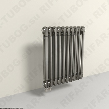 Радиатор 2-х трубчатый RIFAR TUBOG 2062 - 35 сек, подключение нижнее одностороннее (D1), цвет TL — Технолак (глянцевый)